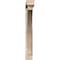 Ekena Millwork Thorton Block Smooth Bracket w/ Offset Brace, Douglas Fir, 5 1/2"W x 36"D x 44"H BKT0604X36X44THR05SDF - alternate 2